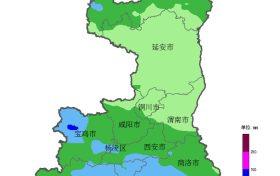陜西氣象臺發(fā)布暴雨藍色預警：寶雞西部、漢中南部等地今日有暴雨縮略圖