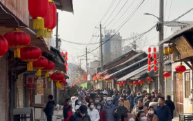 舞龍、舞獅、民族舞…漢臺家門口的年味正濃縮略圖