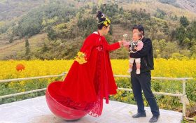 云巔巴山喜迎嘉賓，棧道花海歡慶盛典 | 快來寧強(qiáng)巴山棧道花海共同邂逅春的美麗縮略圖