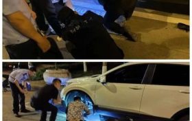 外地游客自駕汽車爆胎，漢中民警解難題縮略圖