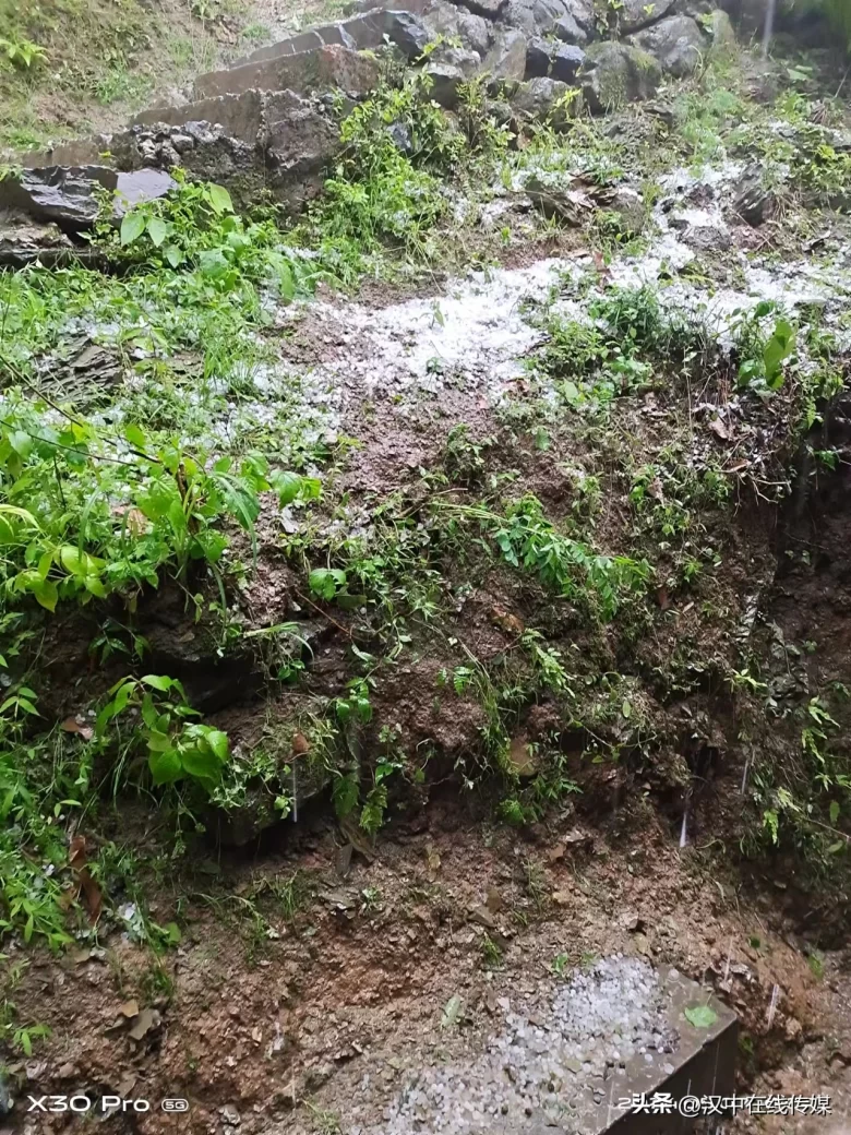 5月7日，漢中市寧強(qiáng)縣突降暴雨及冰雹部分區(qū)域莊稼受損嚴(yán)重插圖1