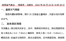 雨+降溫又要來了！陜西最新預報→縮略圖