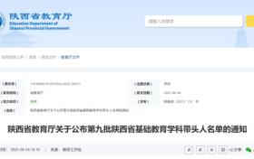 省級學(xué)科帶頭人名單公布！漢中這些老師入選→縮略圖